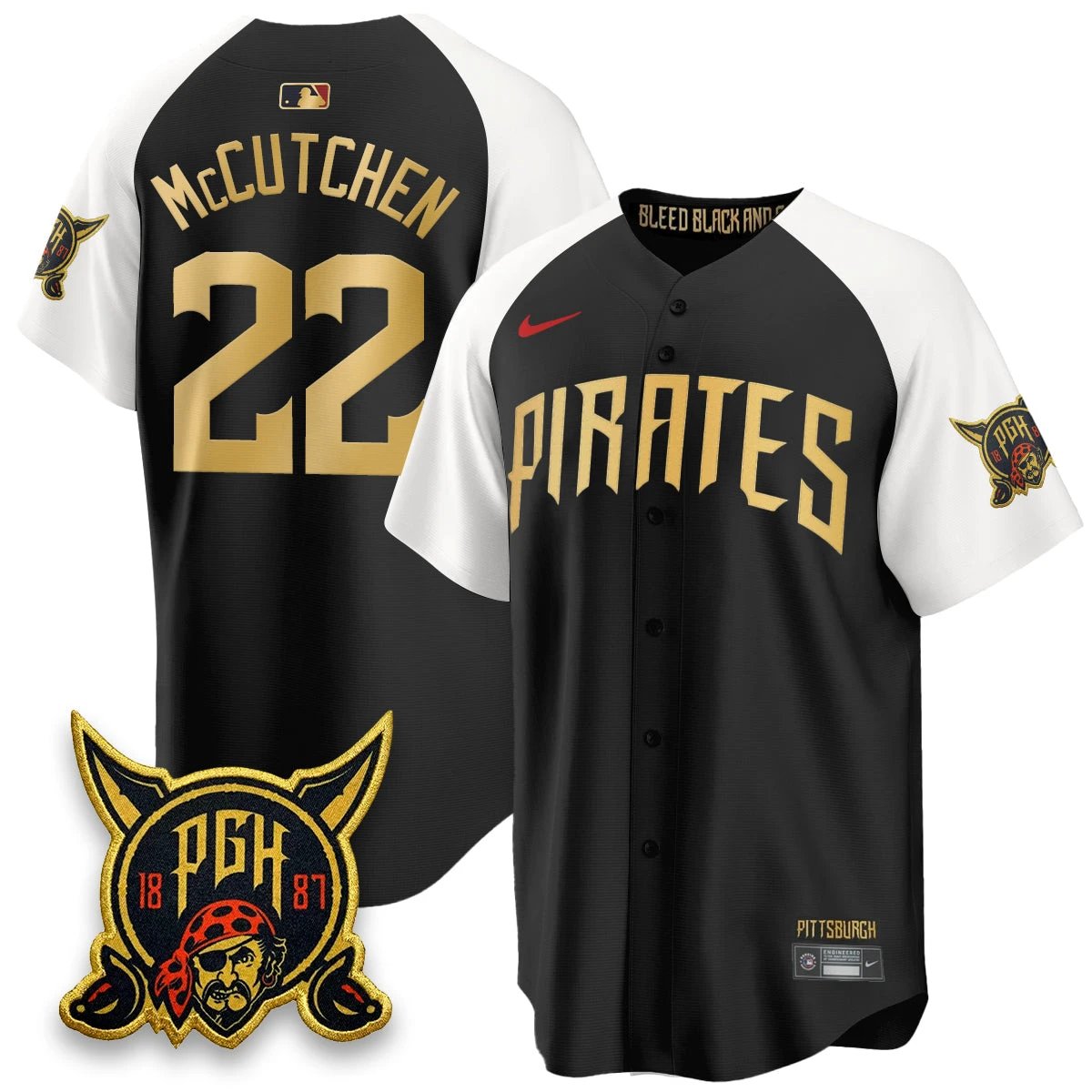 PIT 2026 City Connect Vapor Limited Jersey - All Stitched by Pittsburgh Pirates