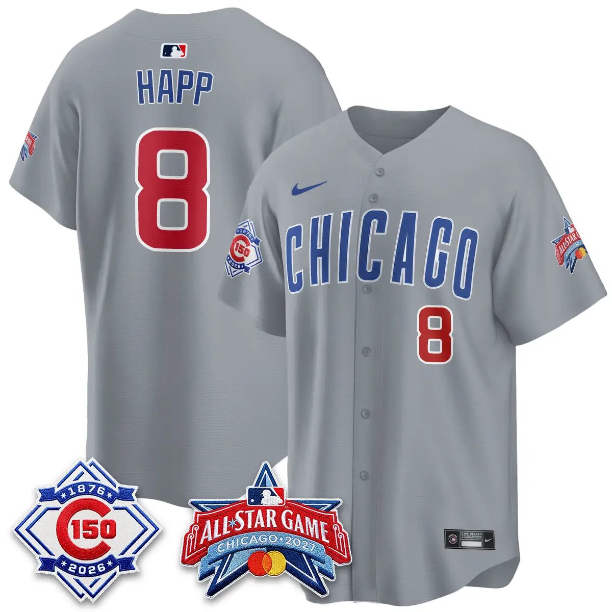 CHC 2027 All Star Game Vapor Limited Jersey - Stitched by Chicago Cubs