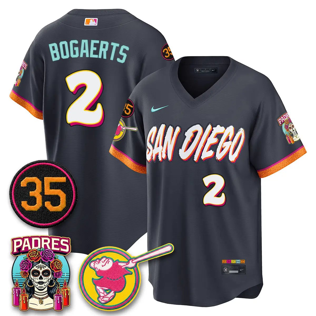 SD 2026 City Connect Vapor Limited Jersey - All Stitched V3 by San Diego Padres