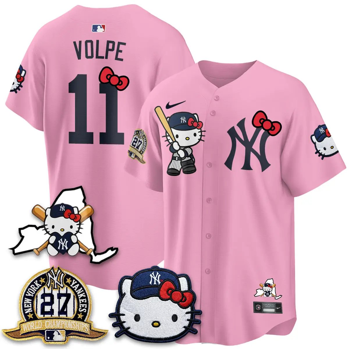 NYY Meow KT 2026 Vapor Limited Jersey - All Stitched by New York Yankees