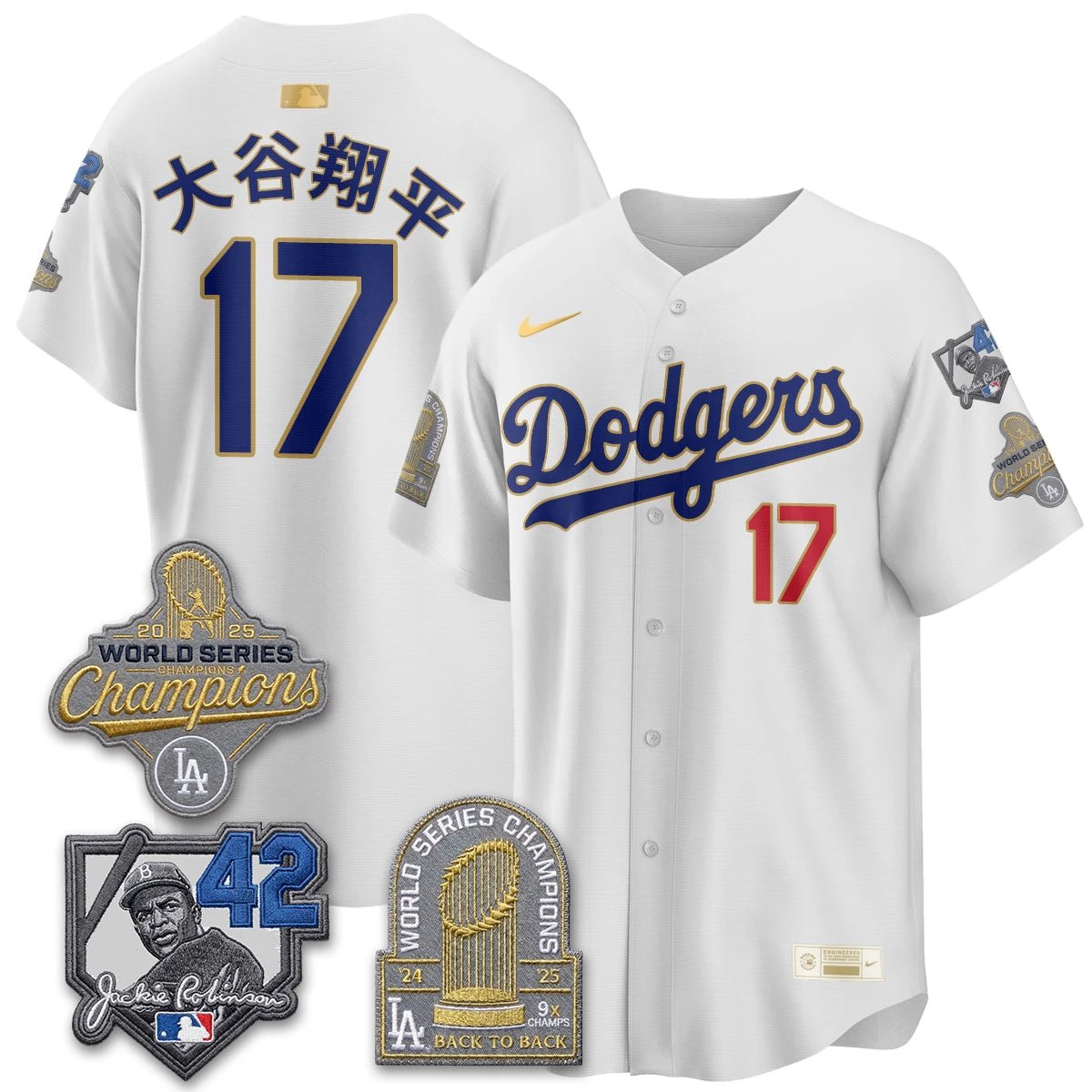 LAD 2026 Jackie Robinson New Era Vapor Limited Jersey - All Stitched by Los Angeles Dodgers