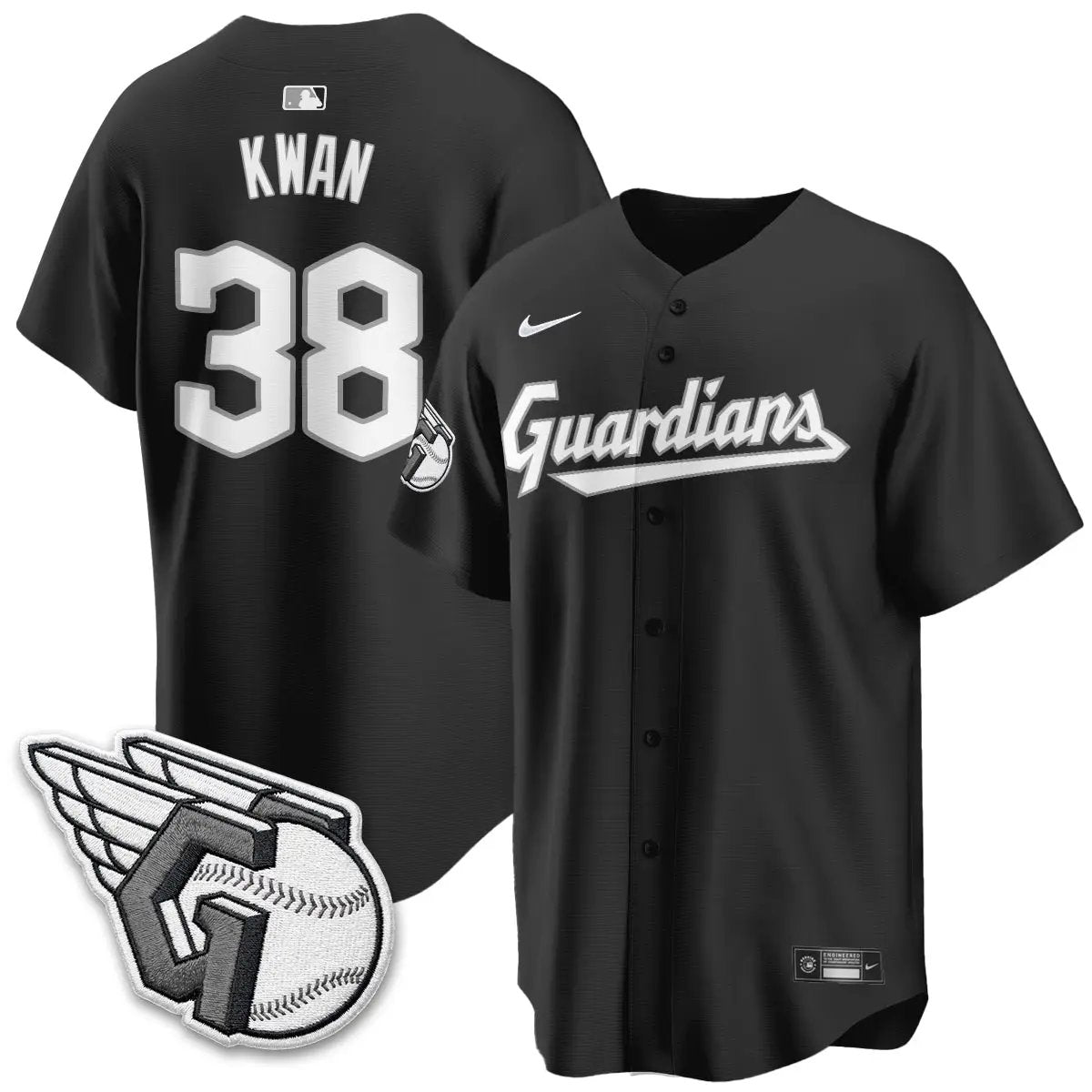 CLE 2026 Black Out Style Limited Vapor Jersey - All Stitched by Cleveland Guardians