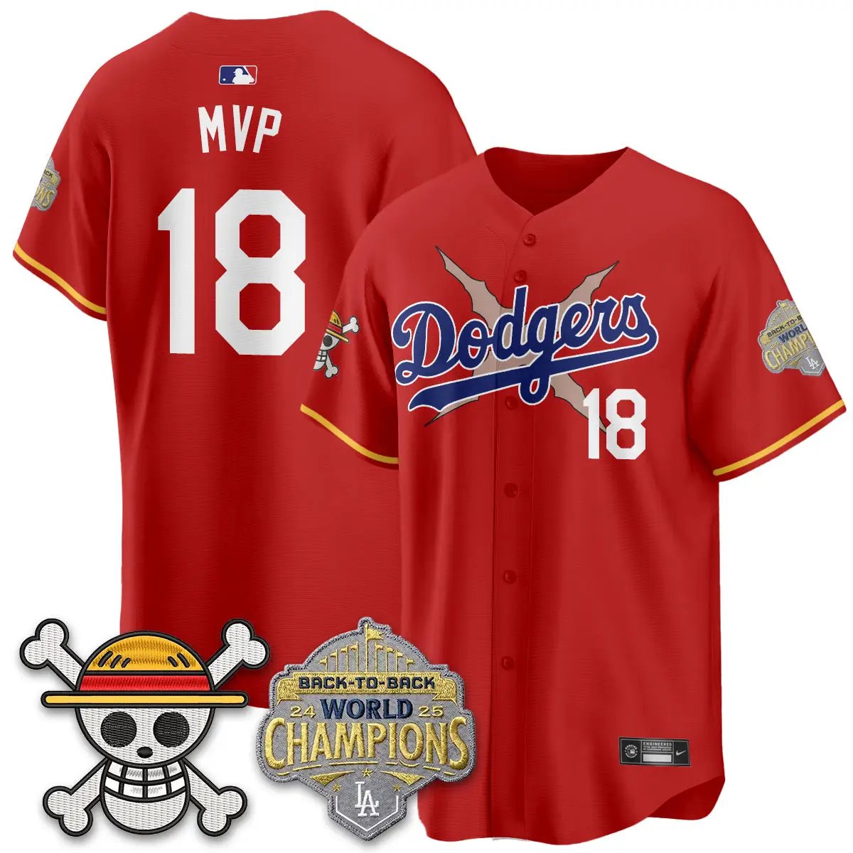 LAD x OP Vapor Jersey -All Stitched V2 by Los Angeles Dodgers