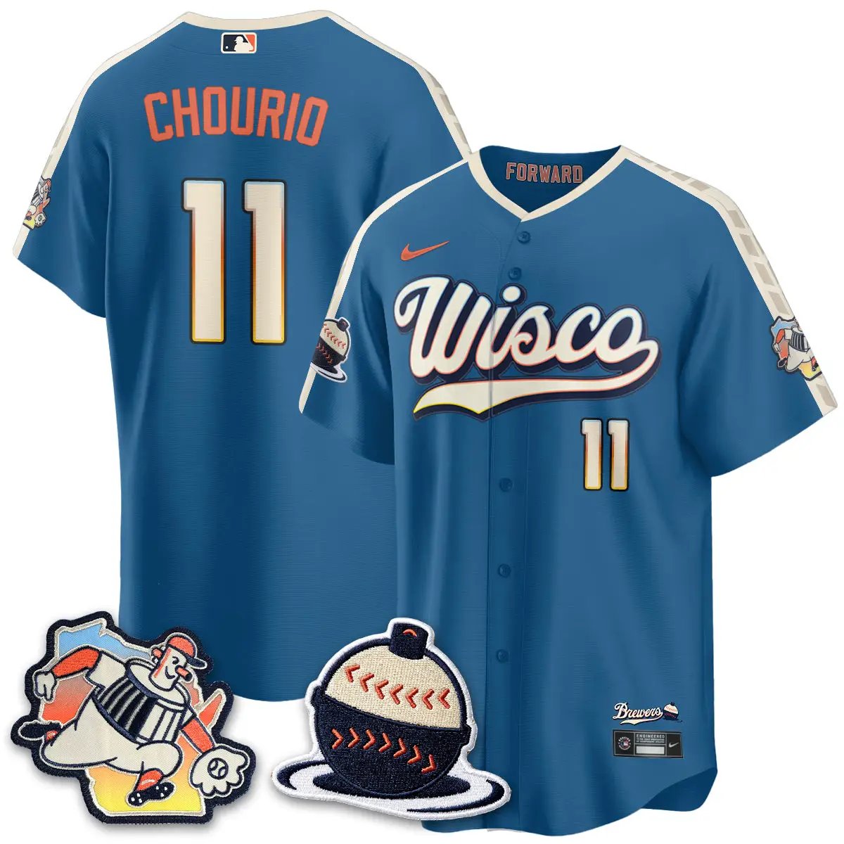 MIL 2026 City Connect Vapor Limited Jersey - All Stitched by Milwaukee Brewers