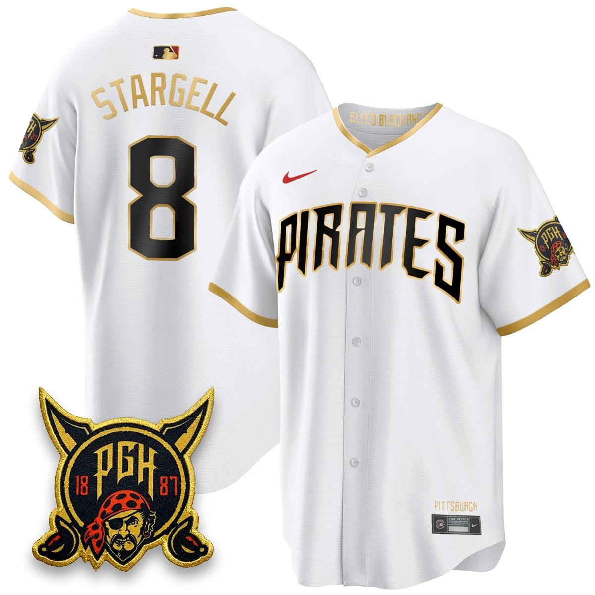 PIT 2026 City Connect Vapor Limited Jersey - All Stitched by Pittsburgh Pirates