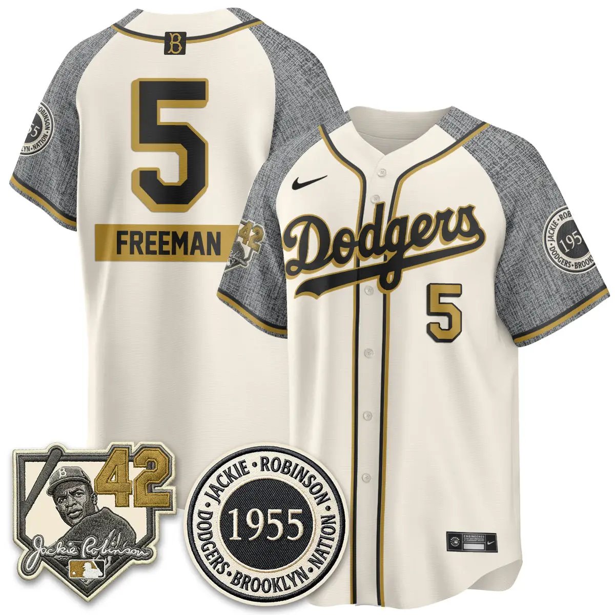 LAD 2026 New Era Jackie Robinson Vapor Limited Jersey - All Stitched by Los Angeles Dodgers