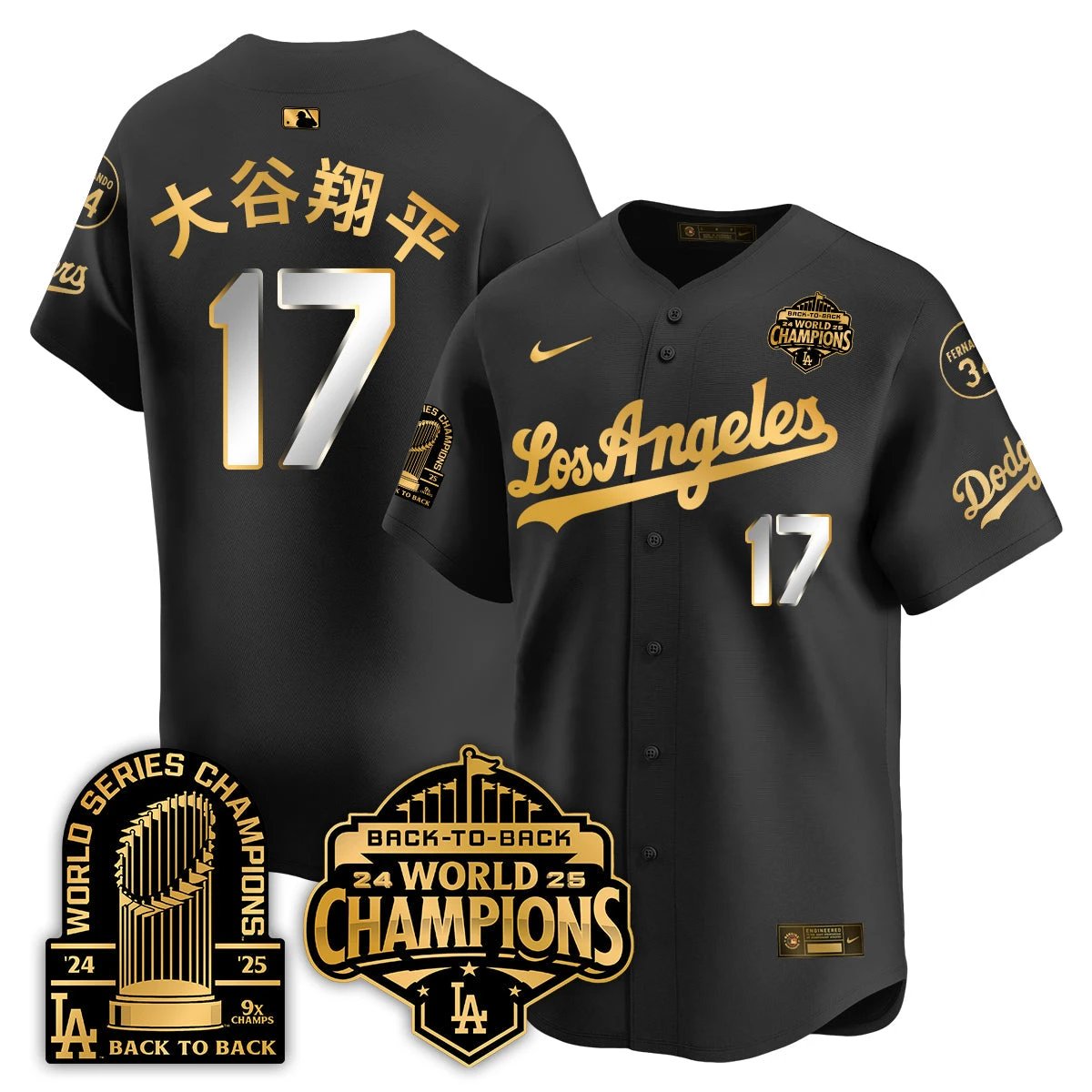 LAD Alternate Vapor Limited Jersey - 9x Champs - All Stitched by Los Angeles Dodgers