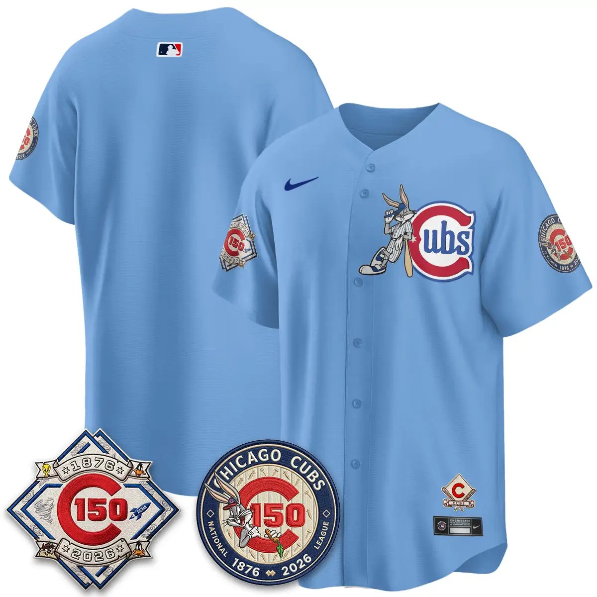 CHC x Bunny Vapor Premier Limited Jersey - Stitched by Chicago Cubs