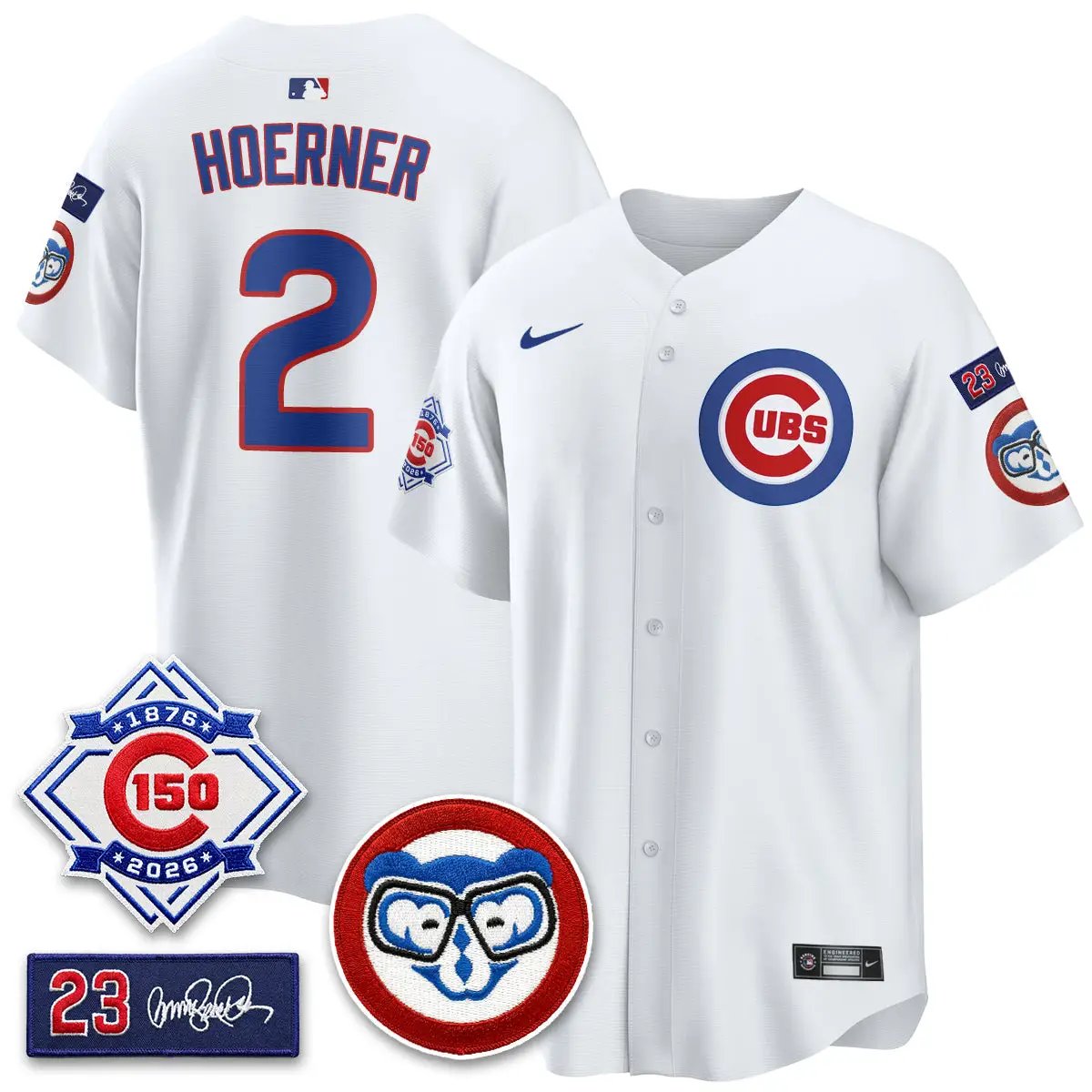 CHC 150th Anniversary Holy Cow Vapor Premier Limited Jersey - All Stitched by Chicago Cubs