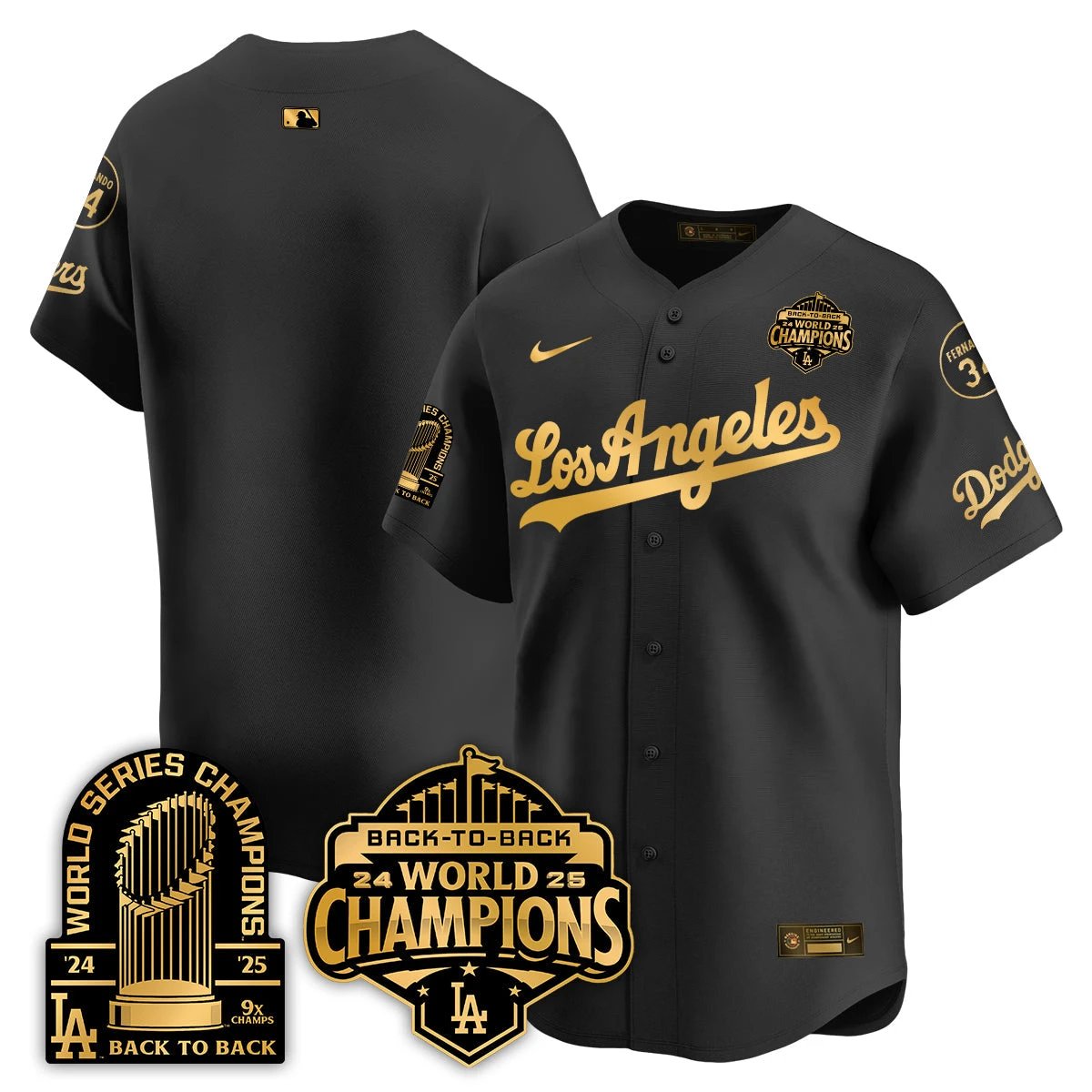 LAD Alternate Vapor Limited Jersey - 9x Champs - All Stitched by Los Angeles Dodgers