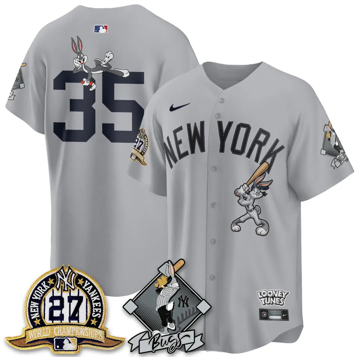 NYY Bunny Vapor Limited Jersey V2- Stitched by New York Yankees