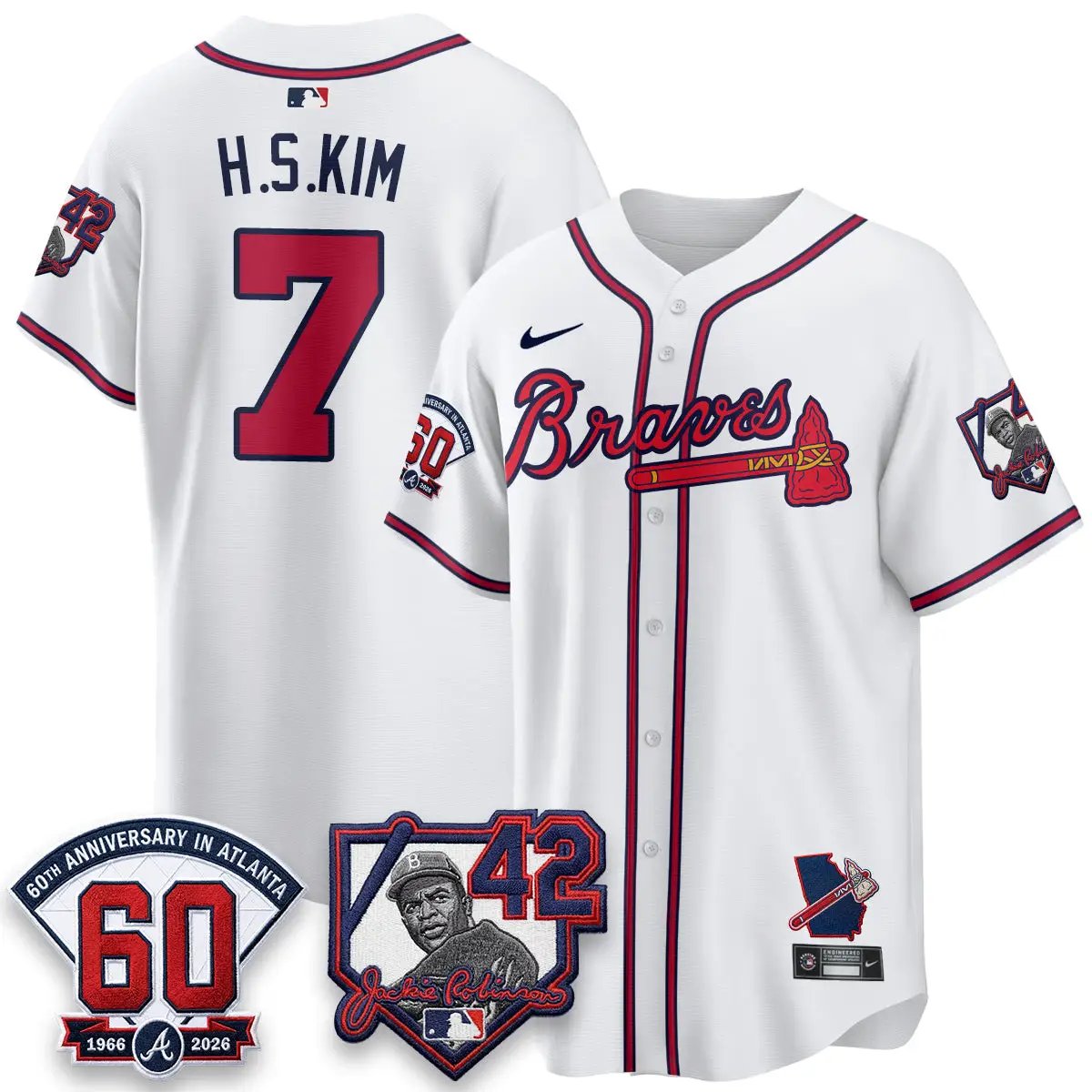ATL 2026 Jackie Robinson Day Vapor Limited City Connect Jersey - All Stitched by Atlanta Braves