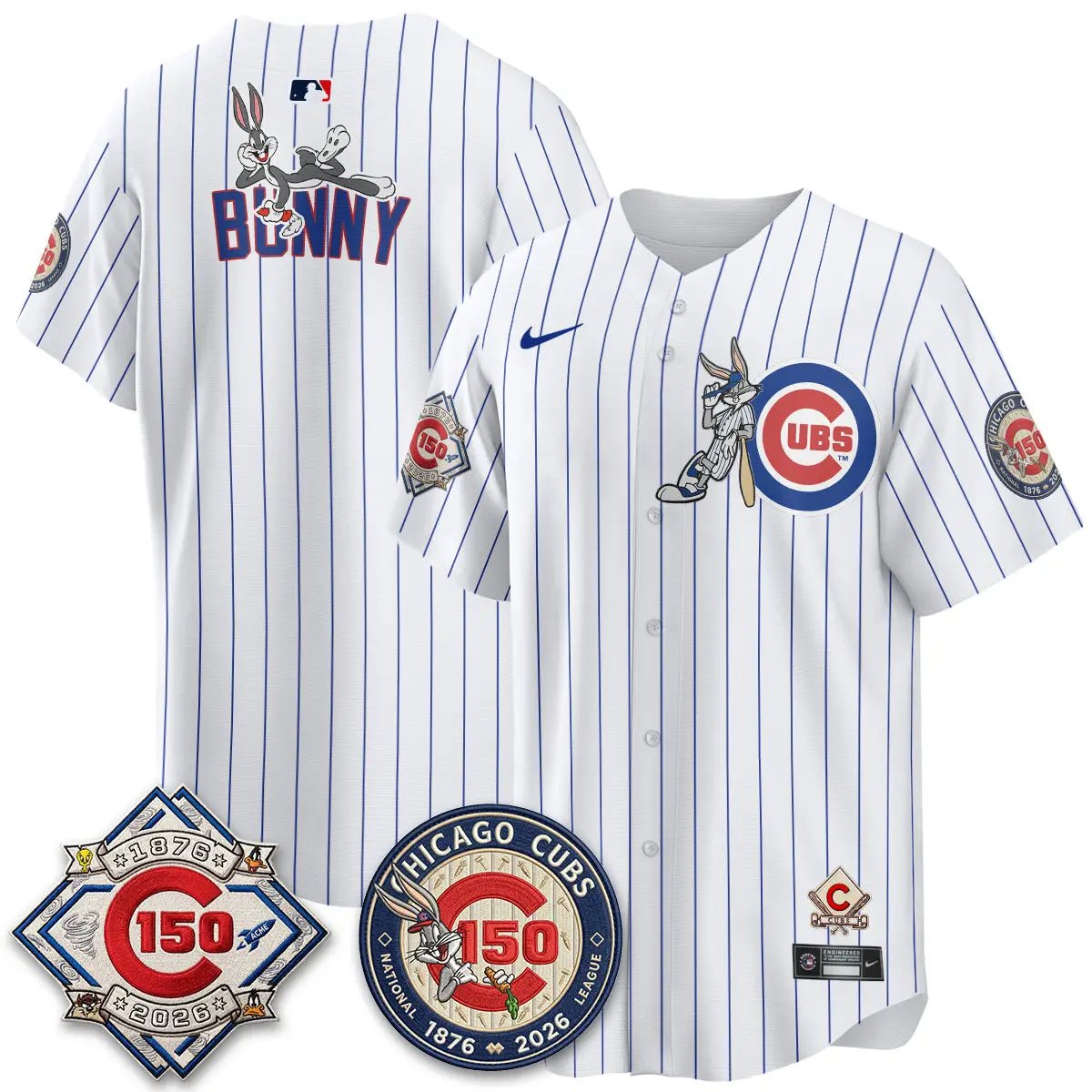 CHC x Bunny Vapor Premier Limited Jersey - Stitched by Chicago Cubs