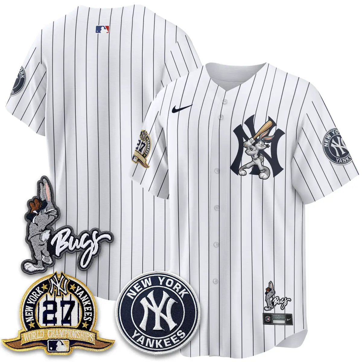 NYY Bunny Vapor Limited Jersey - All Stitched by New York Yankees