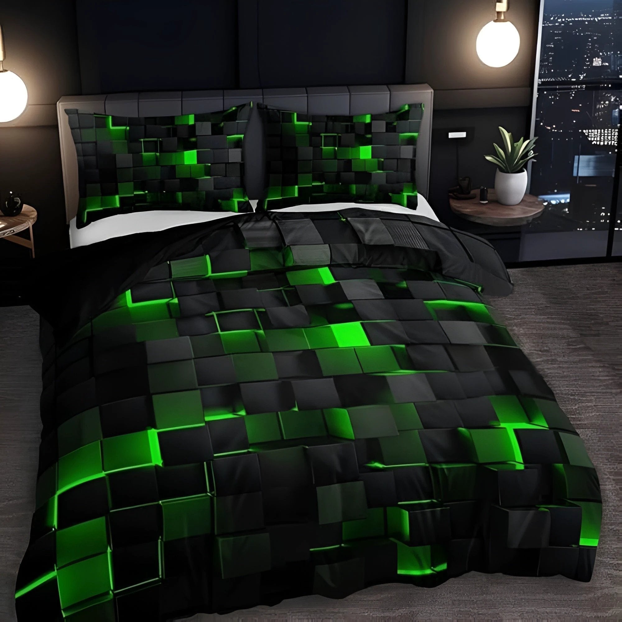 GEOMATRIX | Duvet Cover Set by Casa & Beyond
