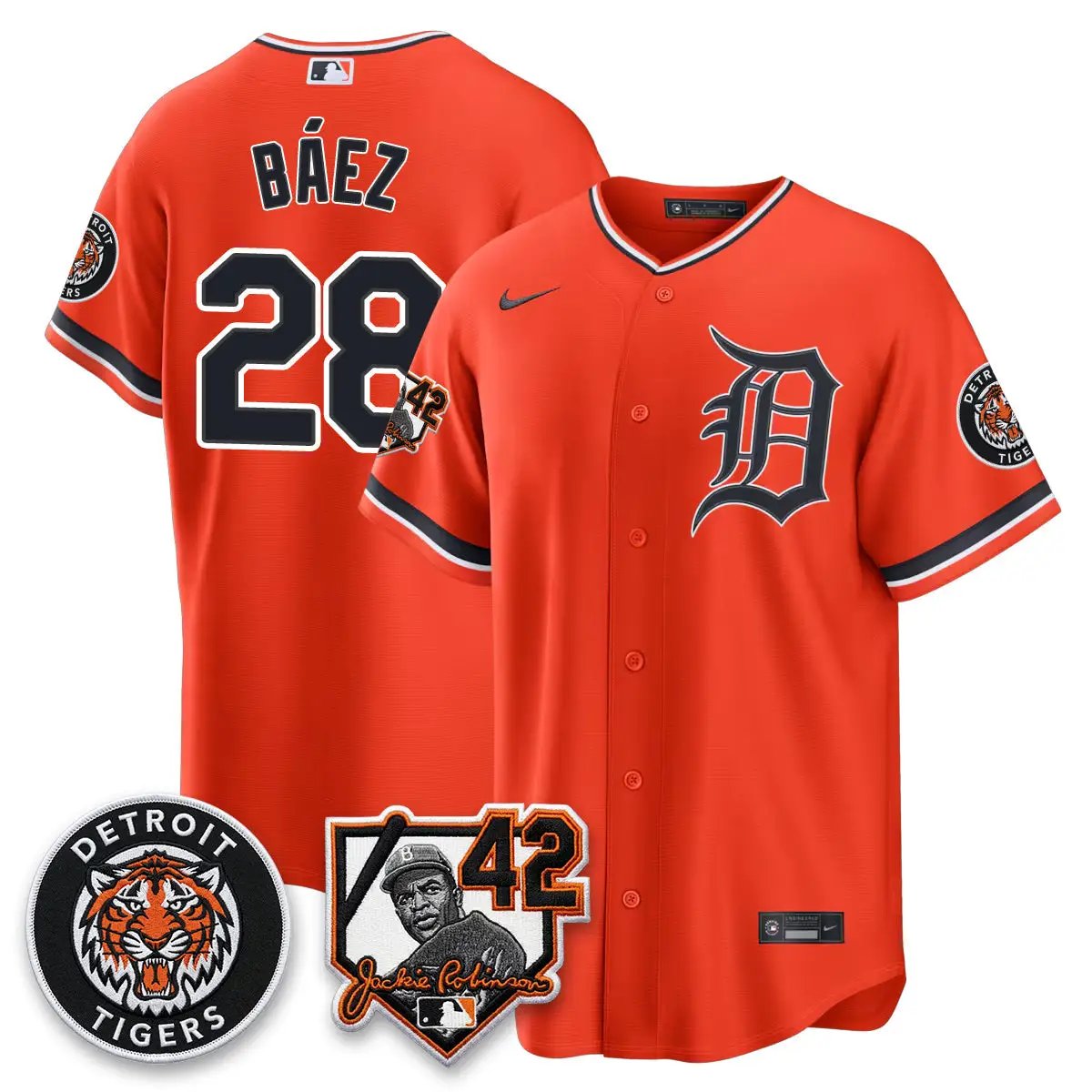 Detroit Tigers 2026 Jackie Robinson Day Vapor Limited Jersey - All Stitched by Detroit Tigers