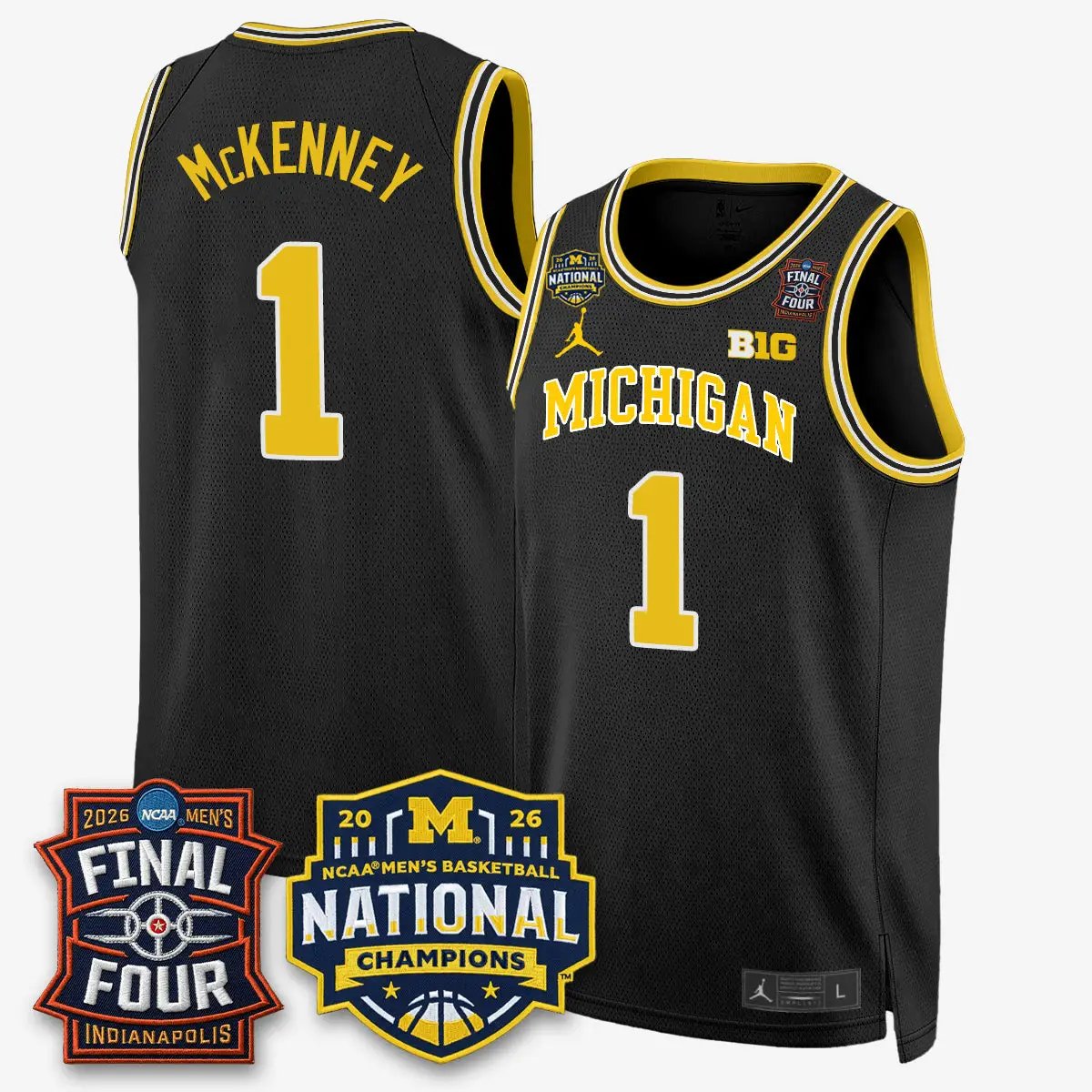 Michigan Wolverines 2026 NCAA Basketball Champions Limited Jersey - All Stitched by Michigan Wolverines