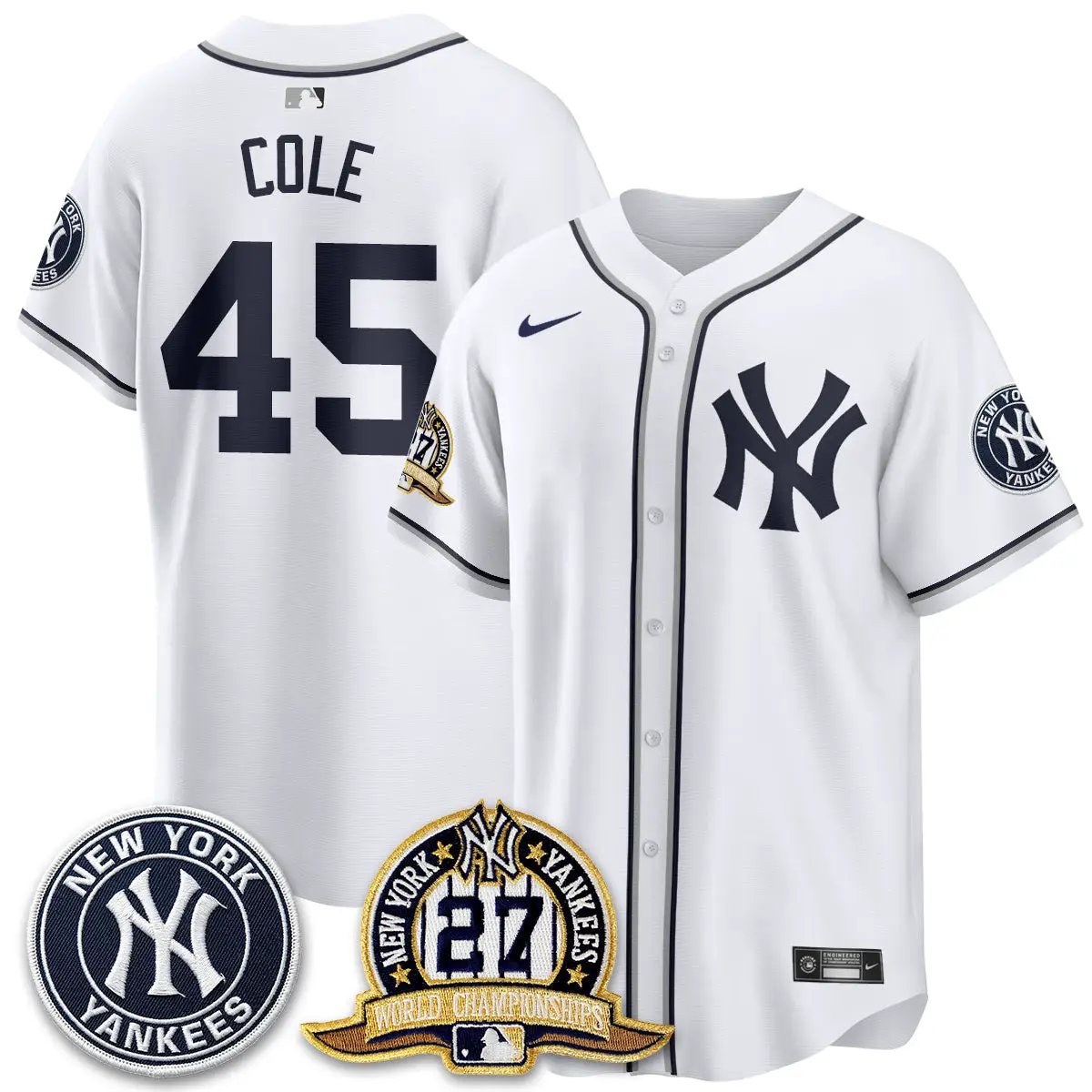 New York Yankees 2026 Black Out Style Vapor Limited Jersey - All Stitched by New York Yankees