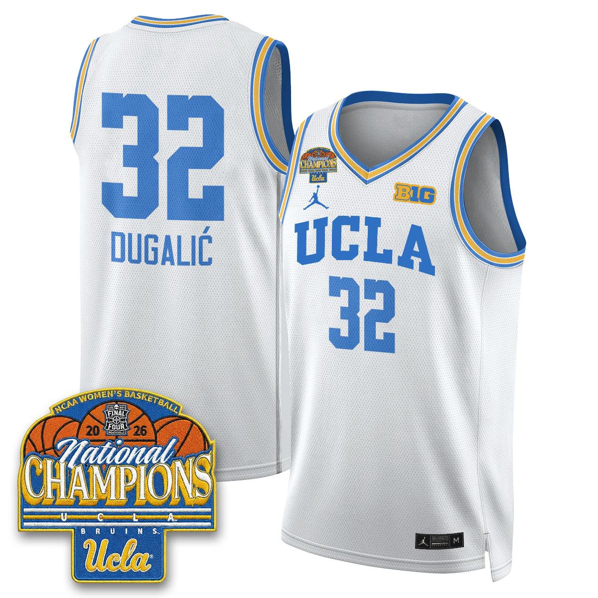 UCLA Women's Basketball National Champion 2026 Limited Jersey - All Stitched by UCLA
