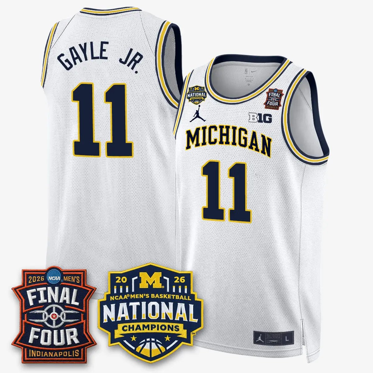 Michigan Wolverines 2026 NCAA Basketball Champions Limited Jersey - All Stitched by Michigan Wolverines