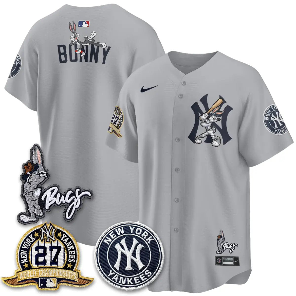 NYY Bunny Vapor Limited Jersey - All Stitched by New York Yankees