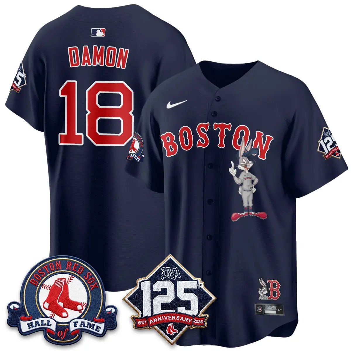 BOS x Bunny Vapor Premier Limited Jersey - Stitched by Boston Red Sox