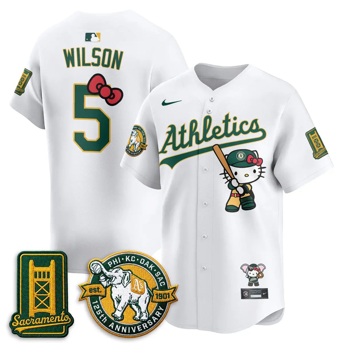 Oakland Athletics x Meow KT 2026 Vapor Limited Jersey - Stitched by Oakland Athletics