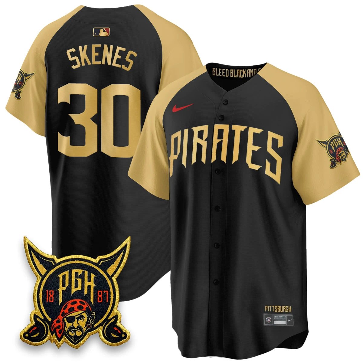 PIT 2026 City Connect Vapor Limited Jersey - All Stitched by Pittsburgh Pirates