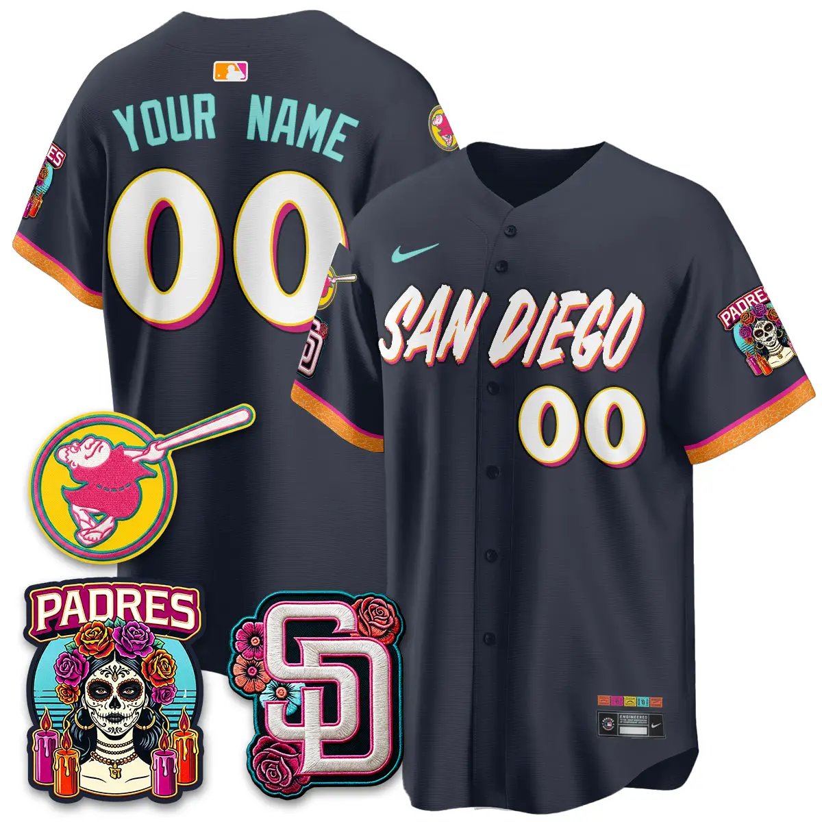SD 2026 City Connect Vapor Premier Limited Custom Jersey - All Stitched V2 by San Diego Padres