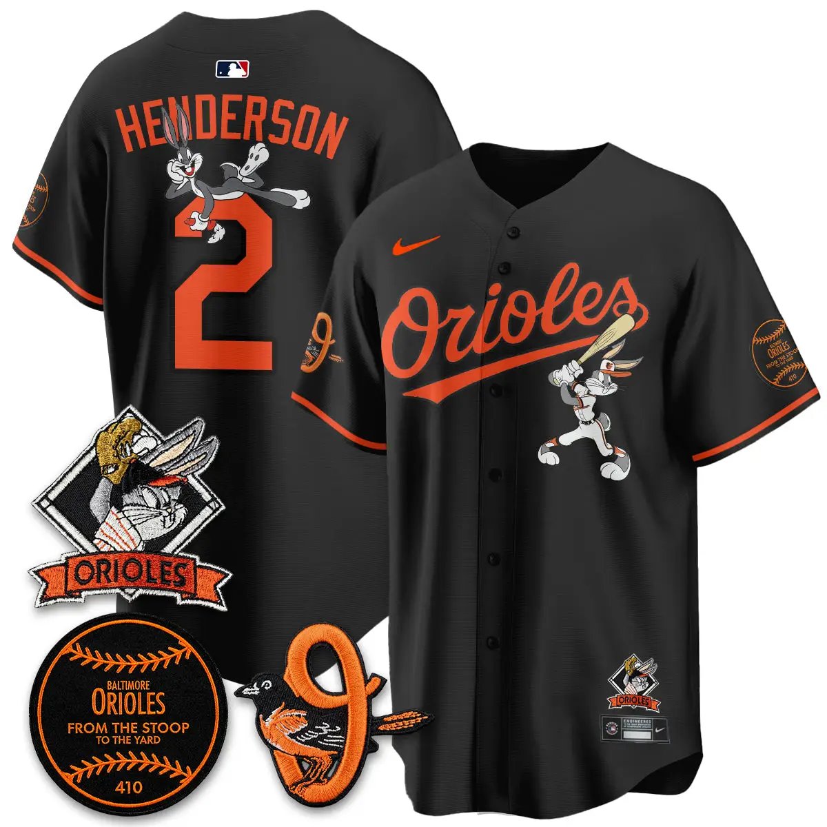 BAL x Bunny Vapor Premier Limited Jersey - Stitched by Baltimore Orioles