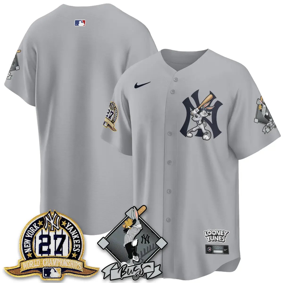 NYY Bunny Vapor Limited Jersey V2- Stitched by New York Yankees