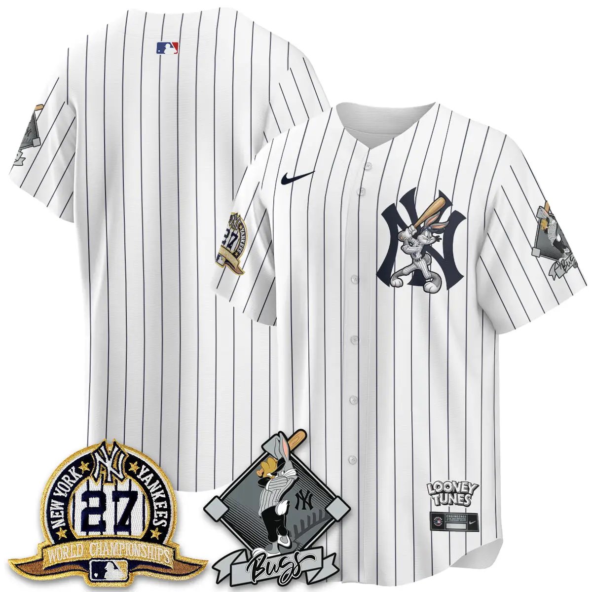 NYY Bunny Vapor Limited Jersey V2- Stitched by New York Yankees
