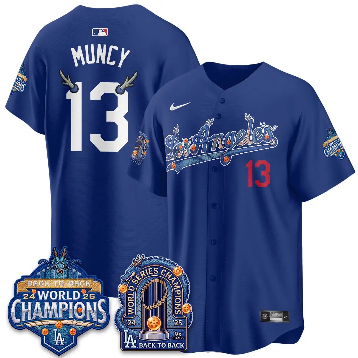 LAD x DB Night 2026 Vapor Jersey - Stitched by Los Angeles Dodgers