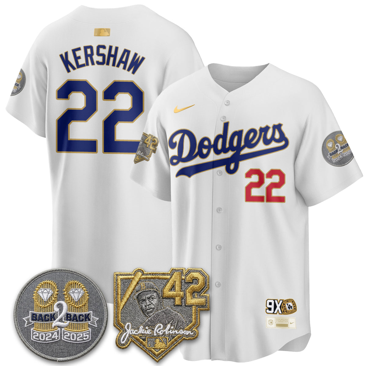 Los Angeles Dodgers - 2026 Jackie Robinson Day Vapor Limited Jersey - All Stitched by Los Angeles Dodgers