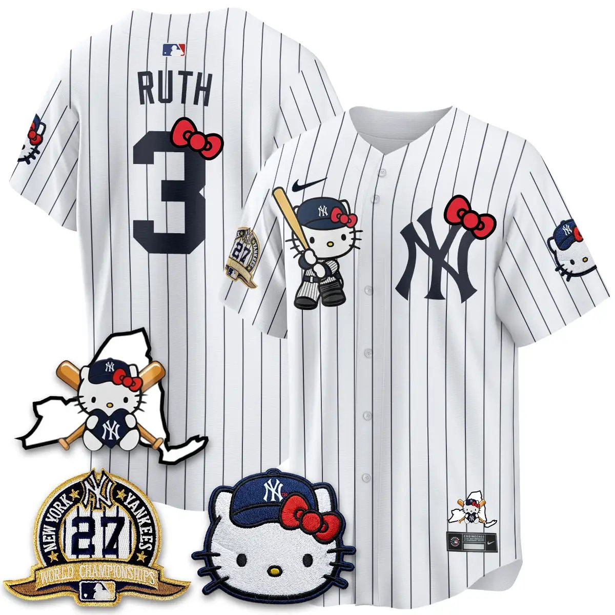 NYY Meow KT 2026 Vapor Limited Jersey - All Stitched by New York Yankees