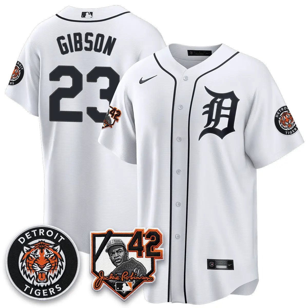 Detroit Tigers 2026 Jackie Robinson Day Vapor Limited Jersey - All Stitched by Detroit Tigers
