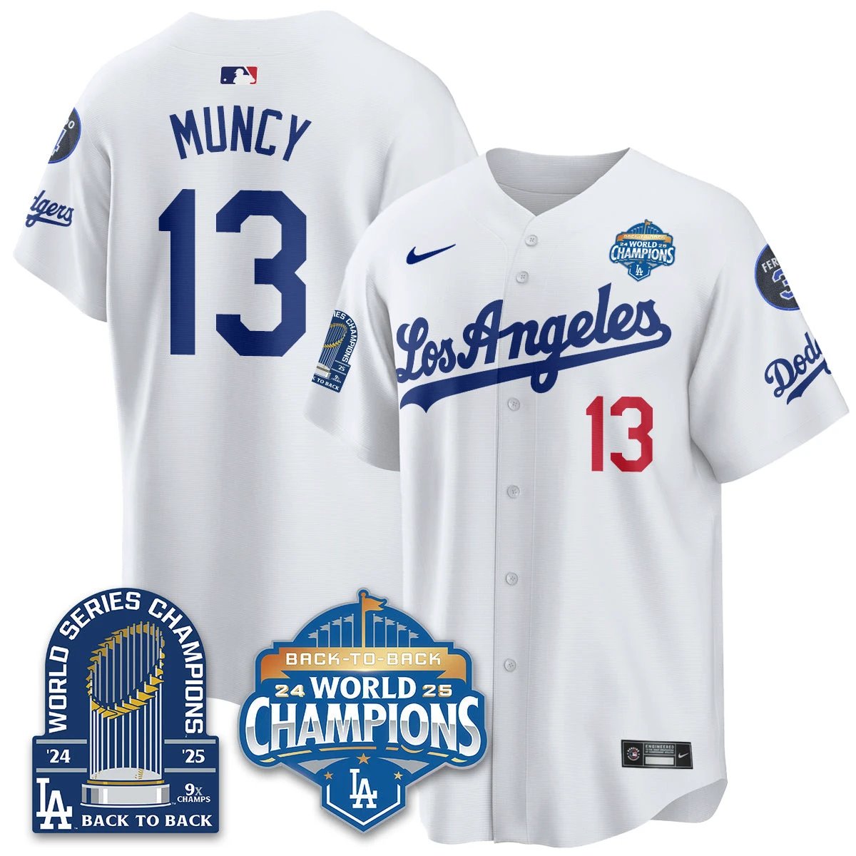 LAD Alternate Vapor Limited Jersey - 9x Champs - All Stitched by Los Angeles Dodgers