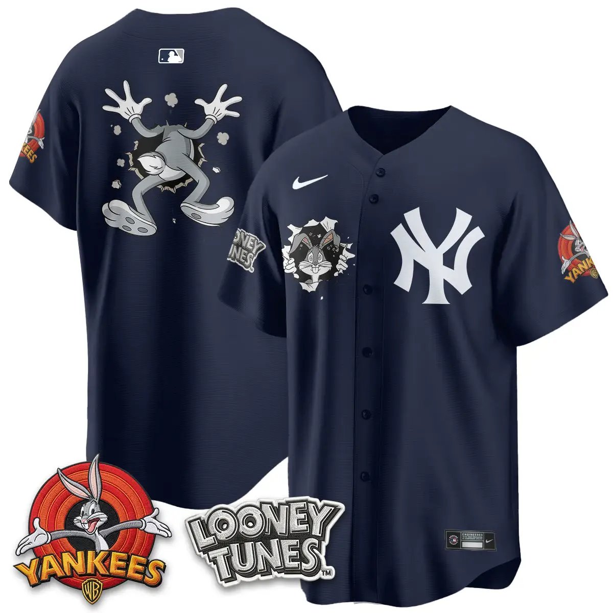 NYY x Bunny Vapor Limited Jersey V3- Printed by New York Yankees