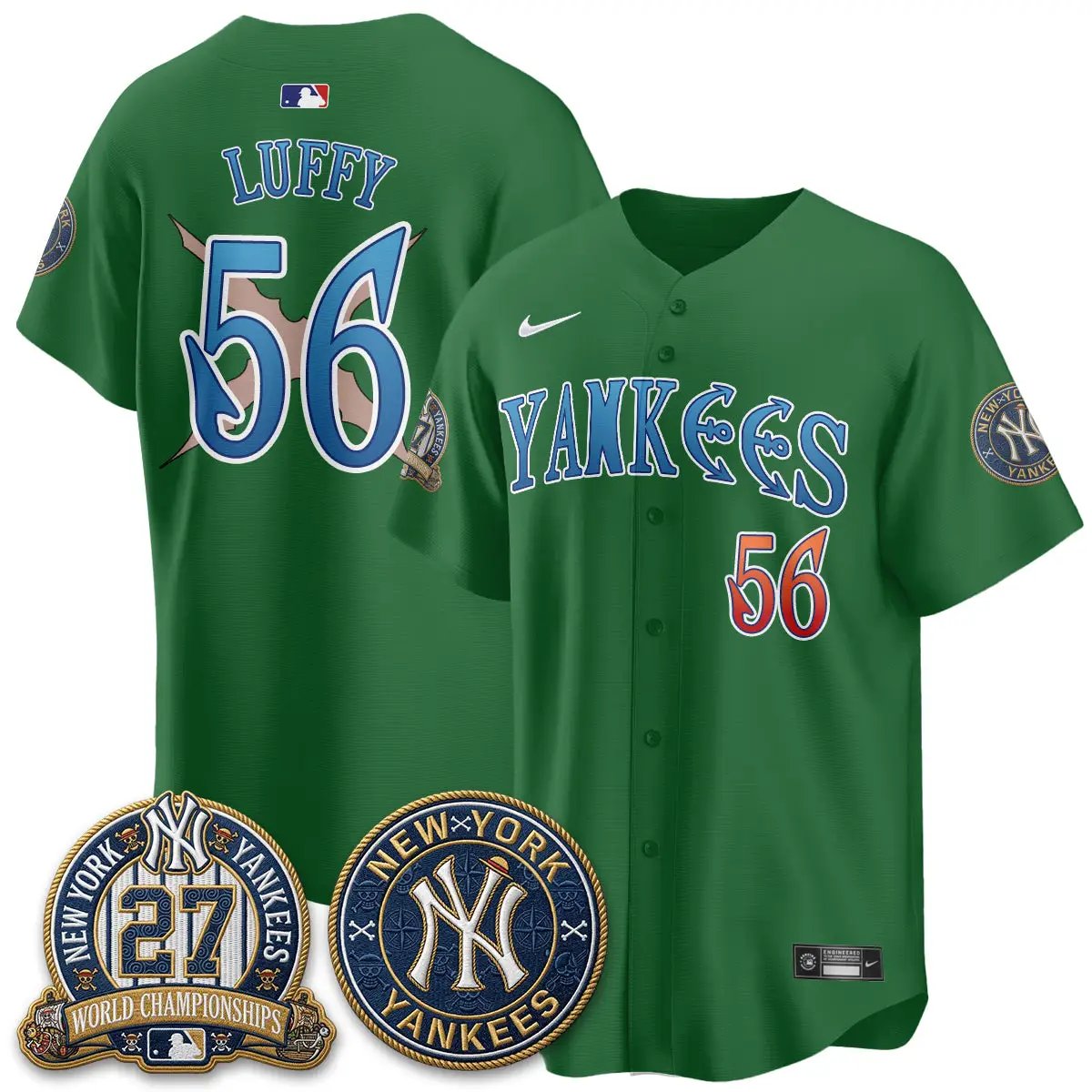 NYY x Japanese Cartoon Limited Jersey - Stitched by New York Yankees