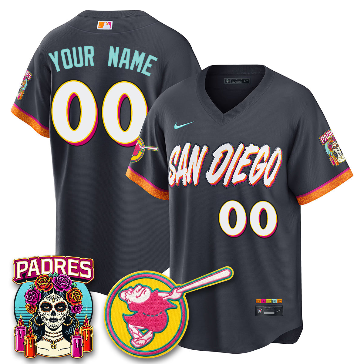 SD 2026 City Connect Vapor Limited Custom Jersey - All Stitched by San Diego Padres