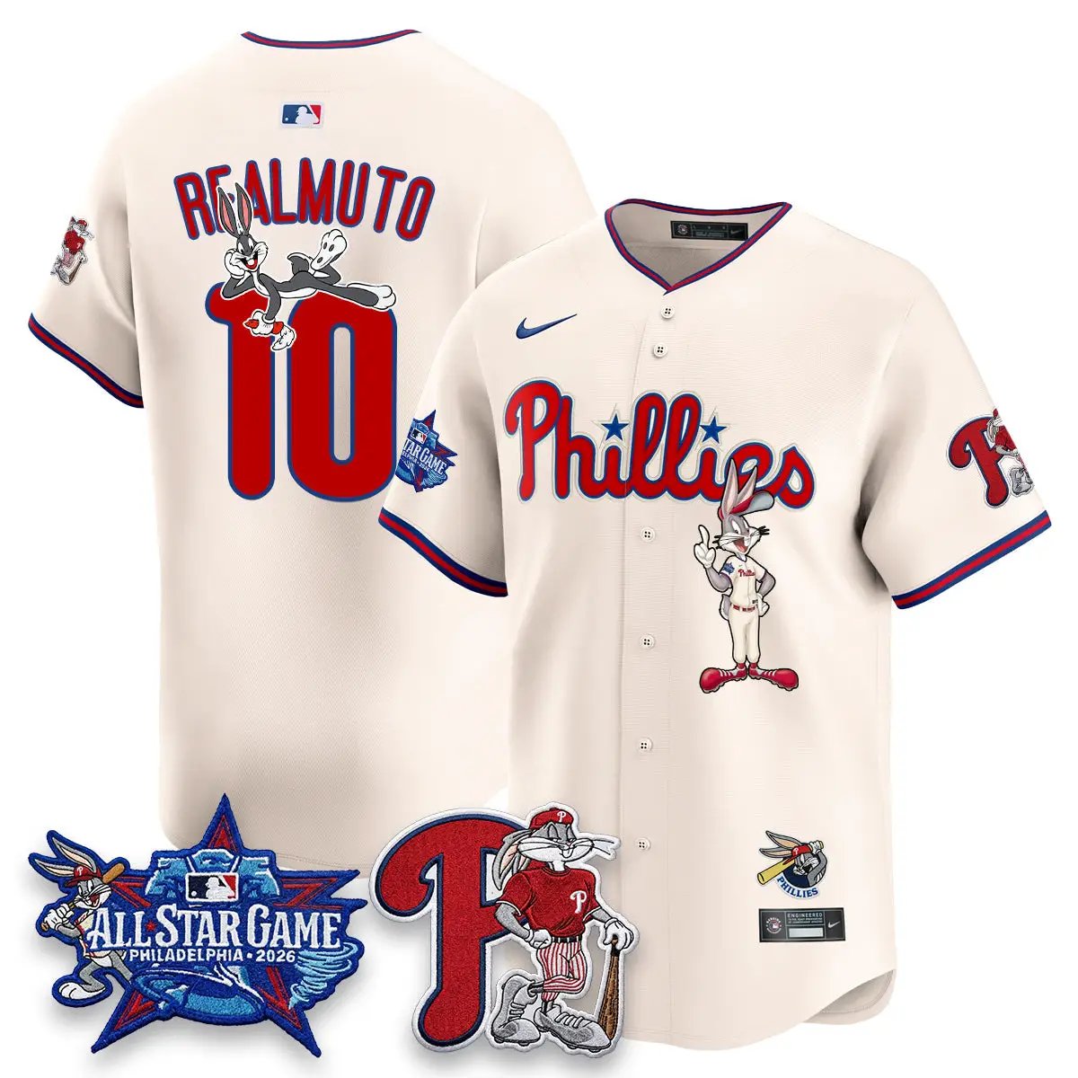 Philadelphia Phillies x Bunny Vapor Premier Limited Jersey - Stitched by Philadelphia Phillies