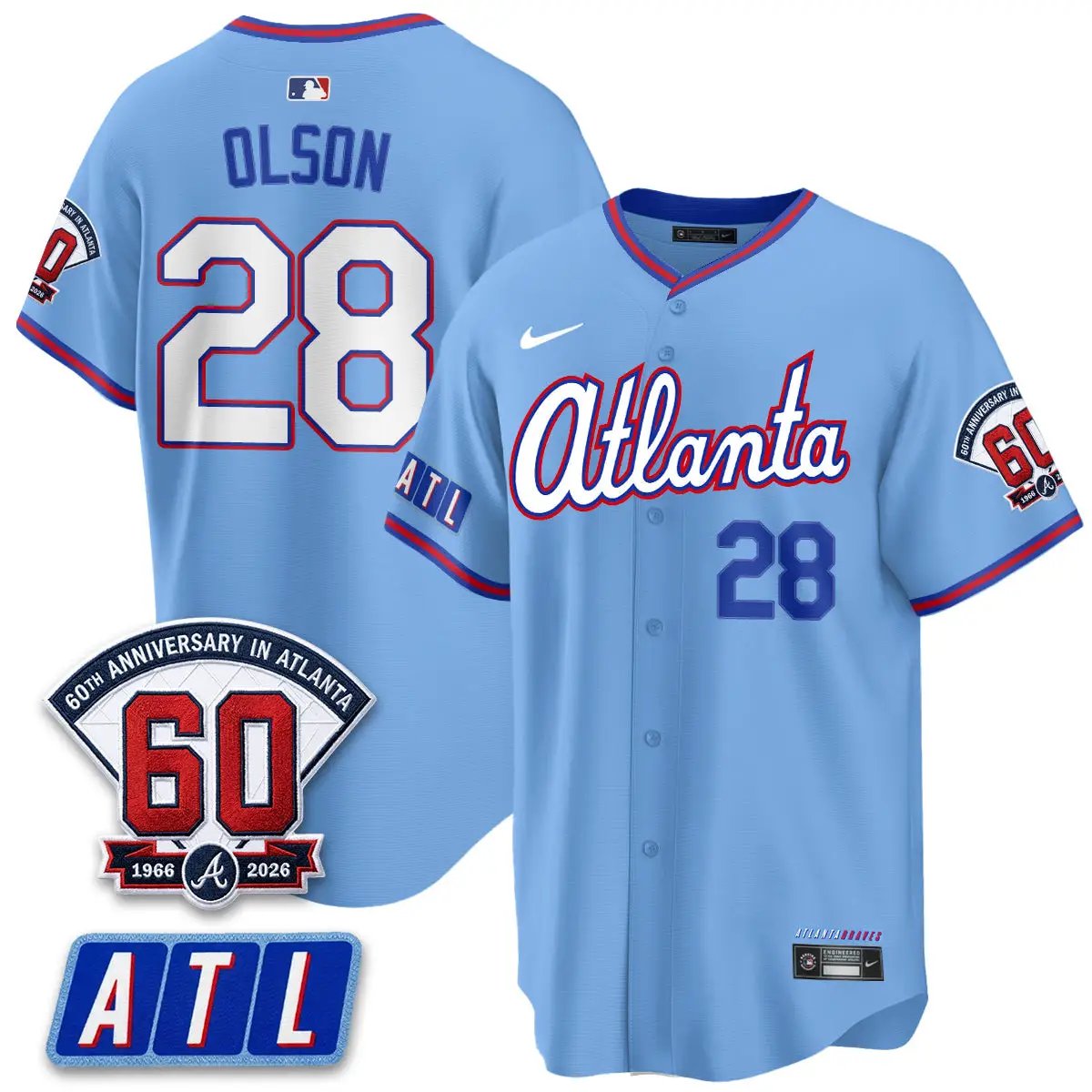 ATL 2026 City Connect Vapor Limited Jersey - All Stitched V3 by Atlanta Braves