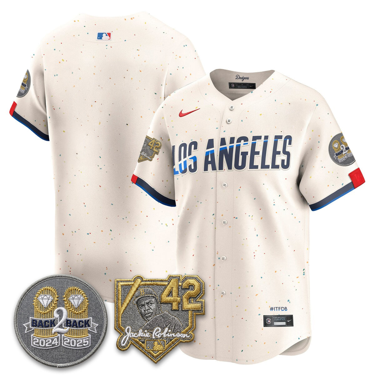 Los Angeles Dodgers - 2026 Jackie Robinson Day Vapor Limited Jersey - All Stitched by Los Angeles Dodgers