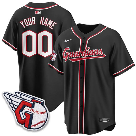 CLE 2026 Black Out Style Limited Vapor Custom Jersey - All Stitched by Cleveland Guardians
