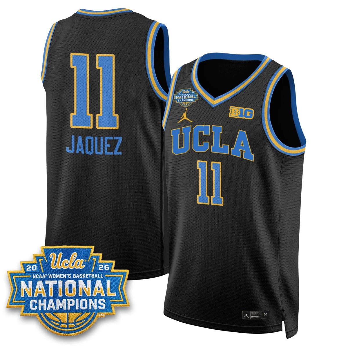 UCLA Women's Basketball National Champion 2026 Gear Limited Jersey - All Stitched by UCLA