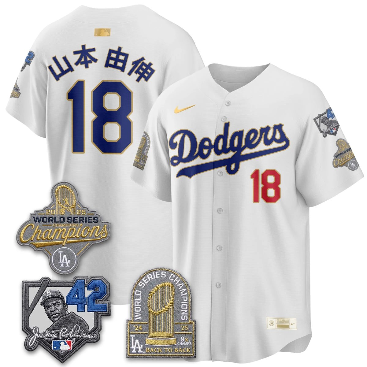 LAD 2026 Jackie Robinson New Era Vapor Limited Jersey - All Stitched by Los Angeles Dodgers