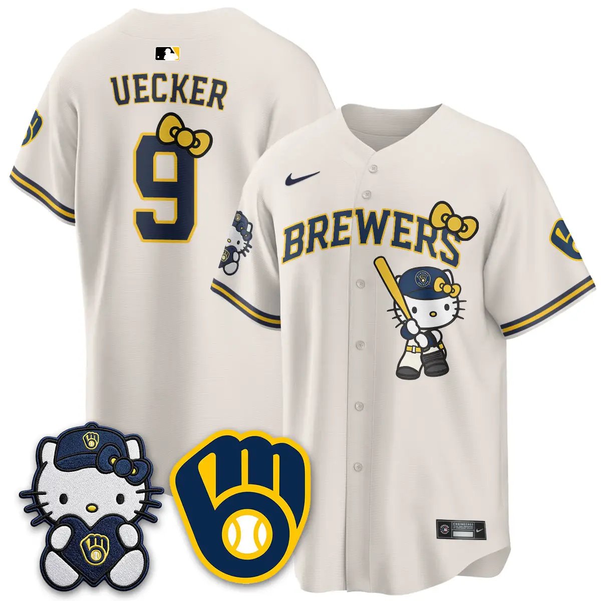 Milwaukee Brewers Meow KT Night Vapor Limited Jersey - All Stitched by Milwaukee Brewers