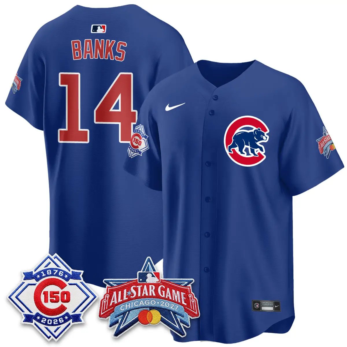 CHC 2027 All Star Game Vapor Limited Jersey - Stitched by Chicago Cubs