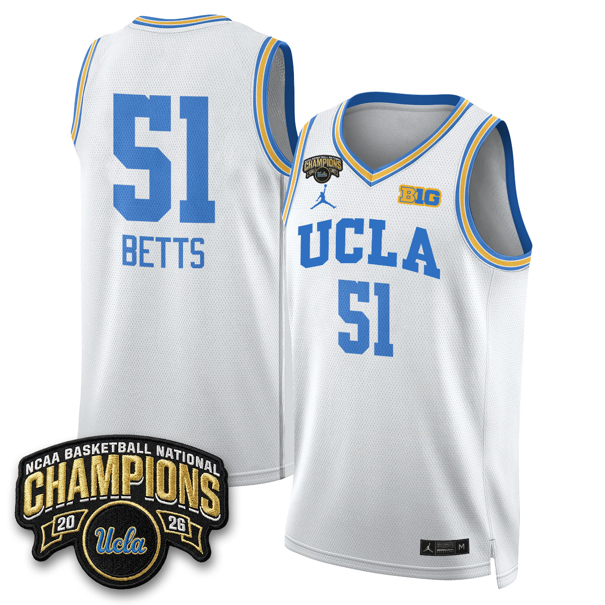 UCLA Women's Basketball Champion 2026 Limited Jersey - All Stitched by UCLA