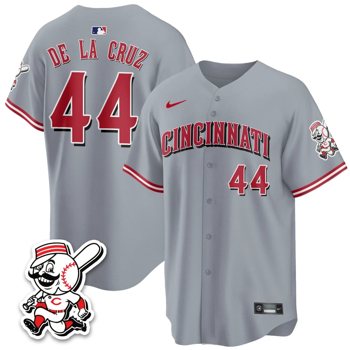 Cincinnati Reds 2026 City Connect Limited Vapor Jersey - All Stitched by Cincinnati Reds